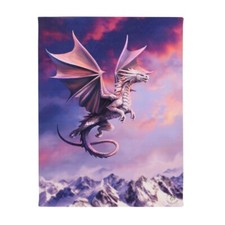Listing image for SKY QUEEN DRAGON ANNE STOKES PICTURE ART PRINT GOTHIC FANTASY CLOUDS MOUNTAINS
