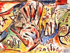 Listing image for Jackson Pollock The Water Bull 1946 LIMITED EDITION Giclee Art Print 18X24