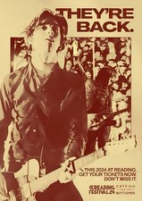 Listing image for Catfish and the Bottlemen Reading 2024 A3 A4 Print Poster Wall Art Album