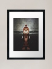 Listing image for Psychic Catfish Framed Art Print Framed Wall Art Poster Canvas Print Picture