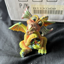 Listing image for Mood Dragons "Happy" Limited Edition Dragon Figurine Ornament Mythical Creature