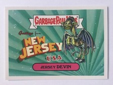 Listing image for Garbage Pail Kids Oh The Horror Sticker 3b Folklore Monster Jersey Devil